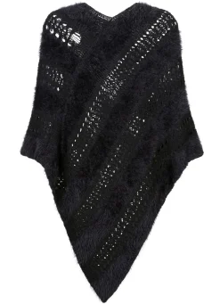 Poncho in Garnmix
