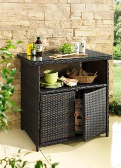 Praktisches Sideboard für Garten oder Terrasse