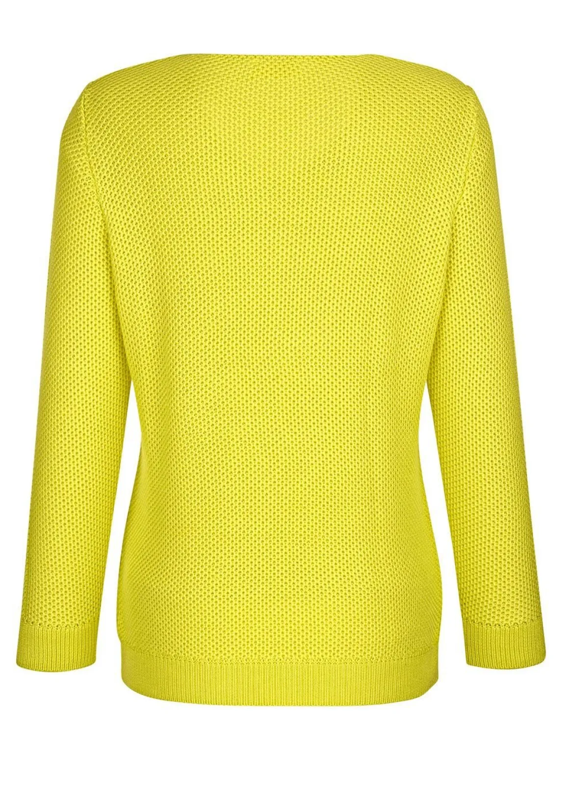 Pullover in dekorativer Struktur