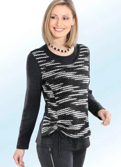 Pullover in Doppel-Optik
