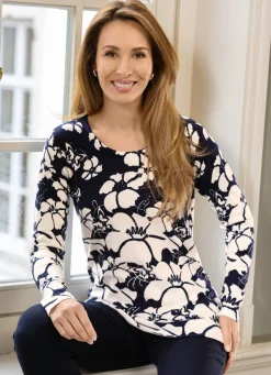 Pullover in Feinstrick