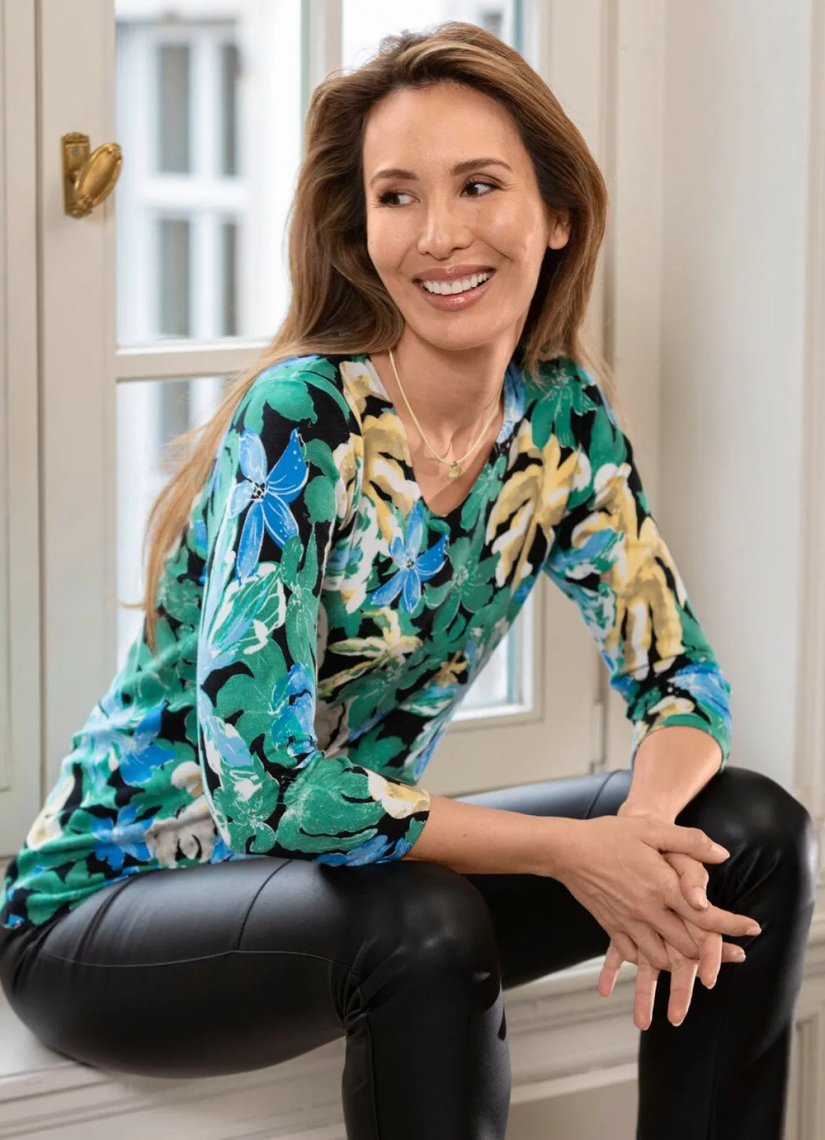 Pullover in Feinstrick