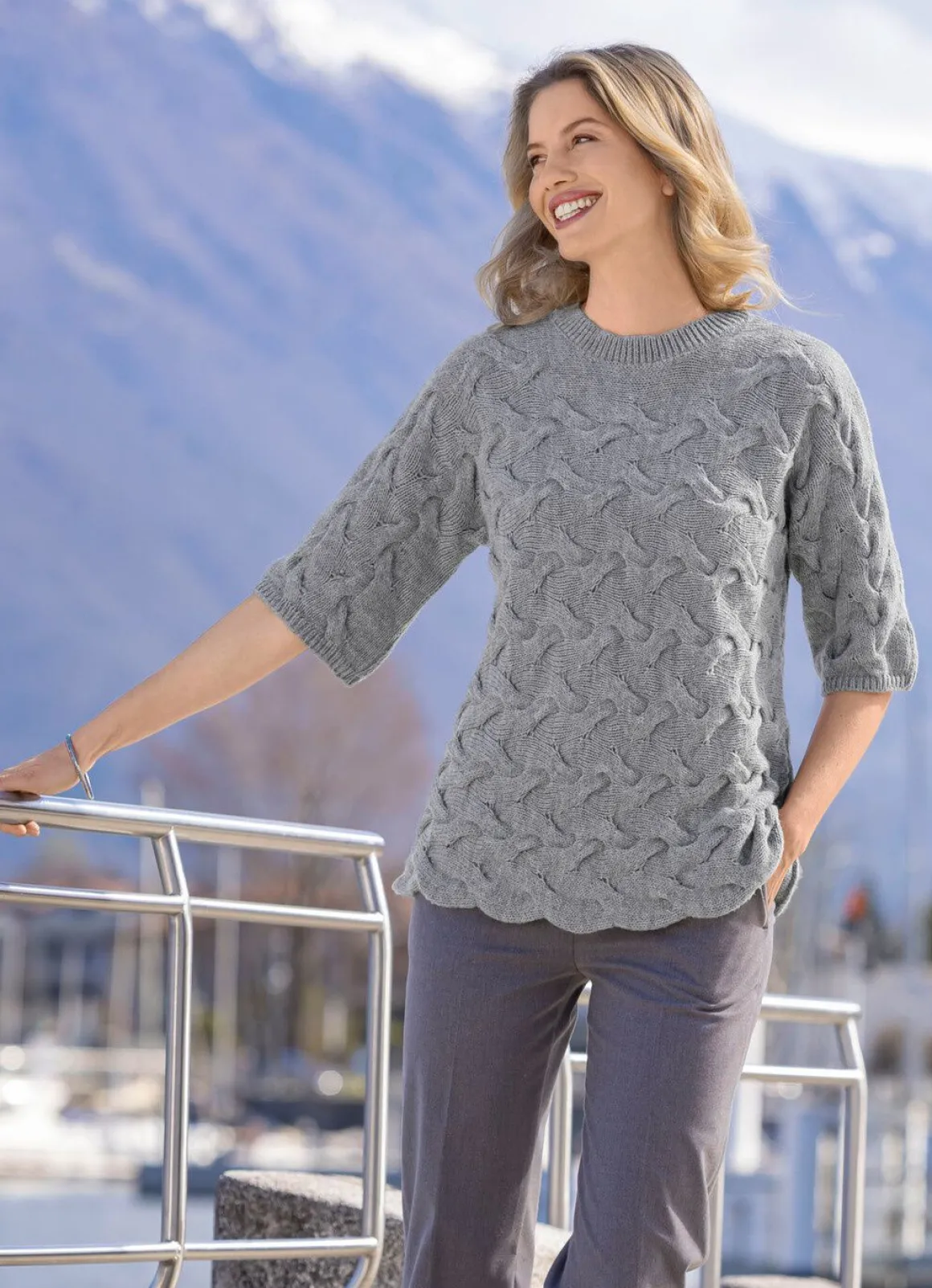 Pullover mit Alpaka