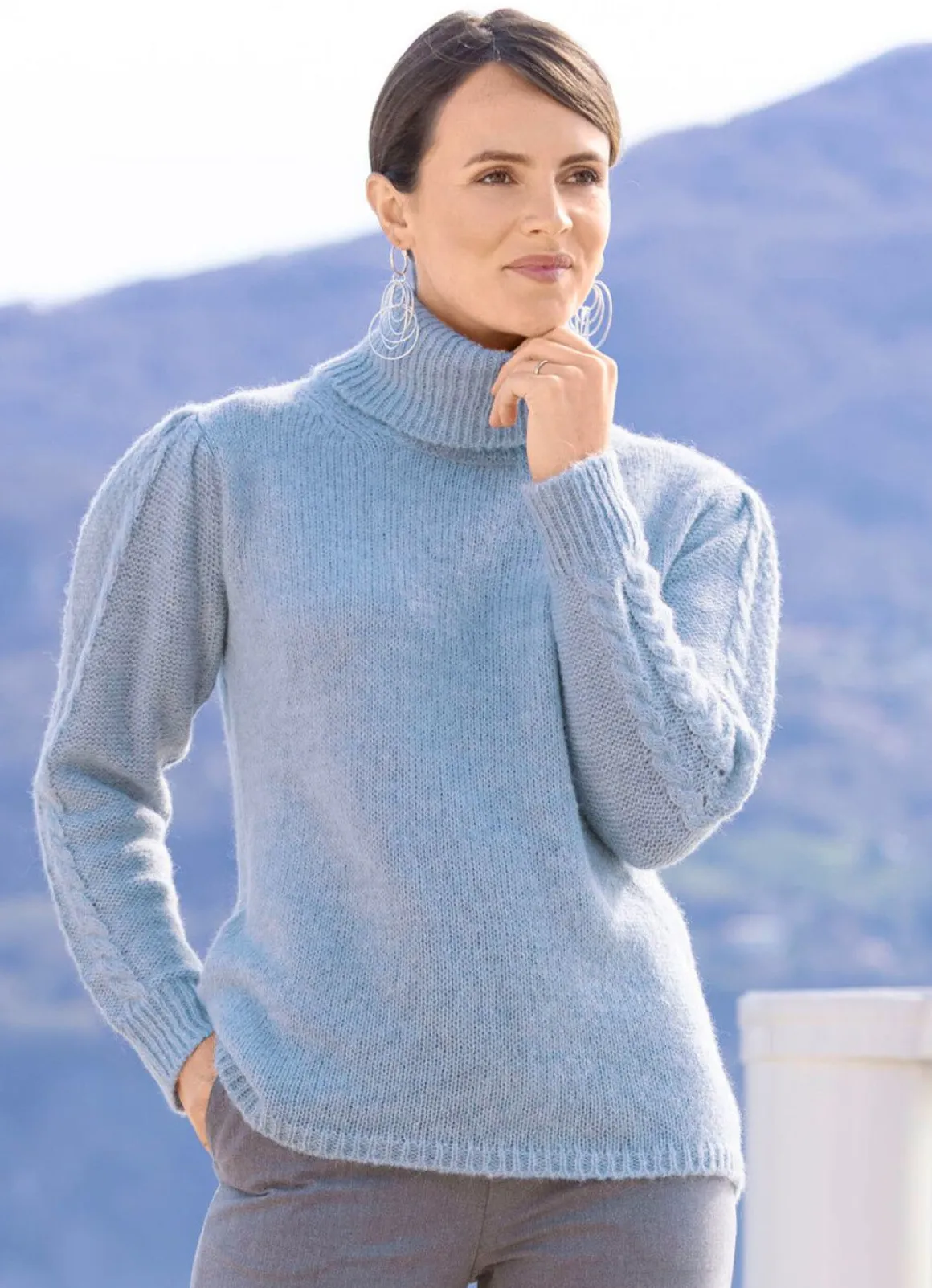 Pullover mit Alpaka