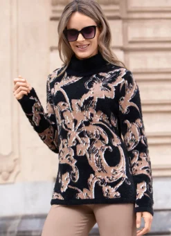 Pullover mit Effektgarn