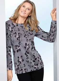 Pullover mit Floraldessin