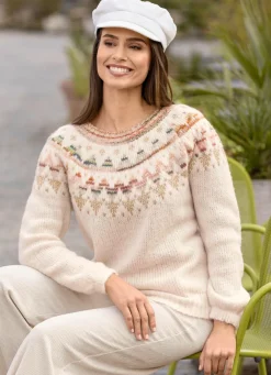 Pullover mit Norwegermuster