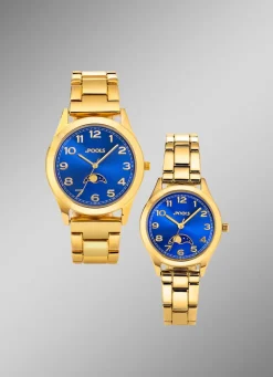 Quartz-Partneruhr von Pools mit Mondphasen