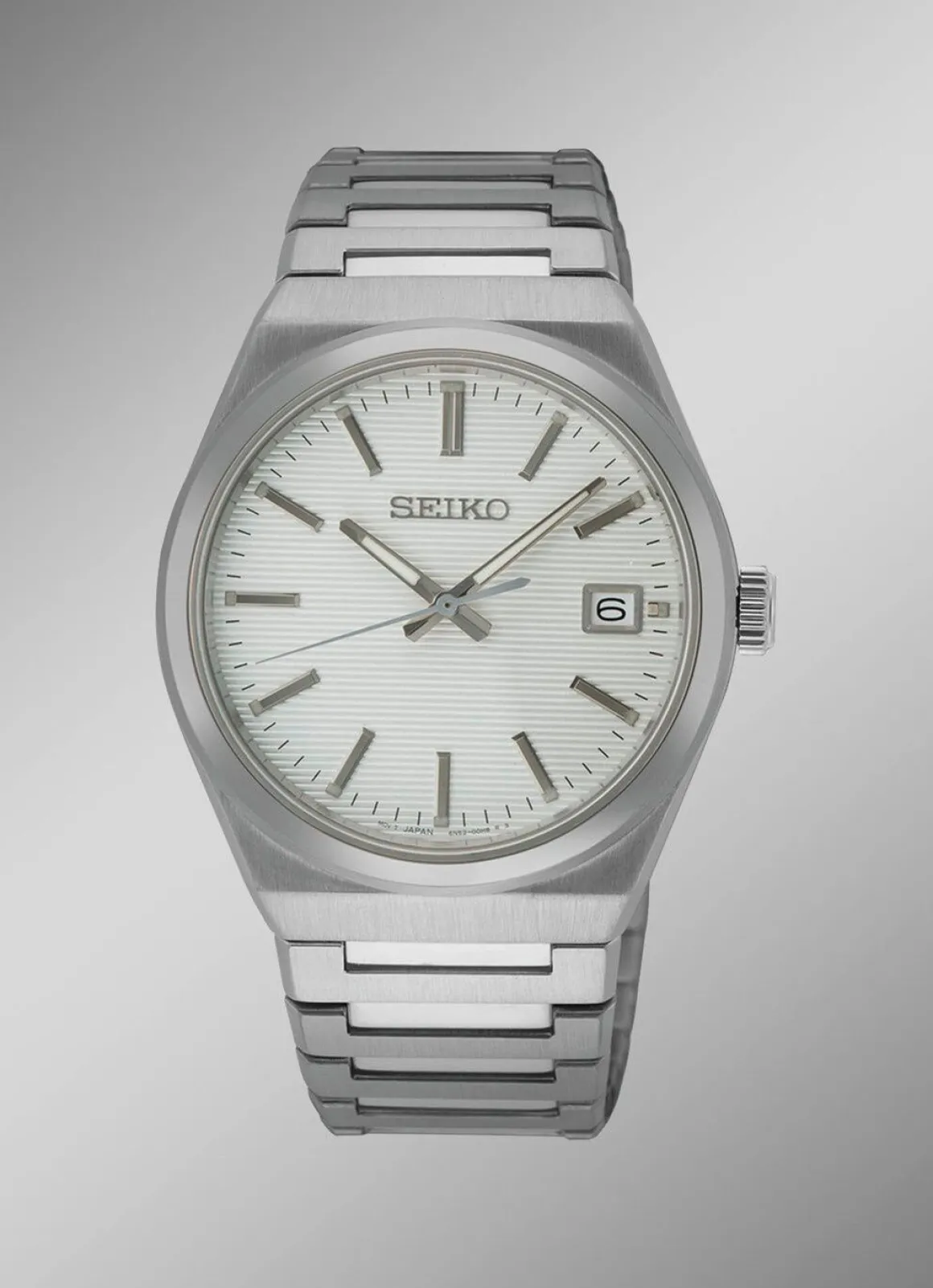 Quarz-Herrenuhr mit Edelstahlbandgehäuse