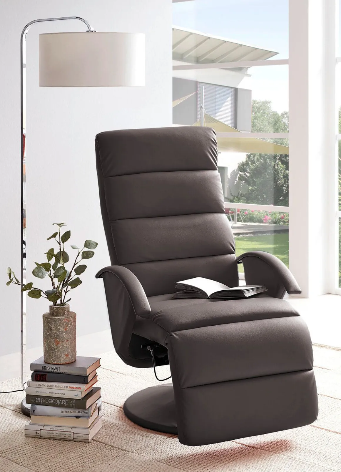 Relax-Sessel mit stabilem Metallrahmen