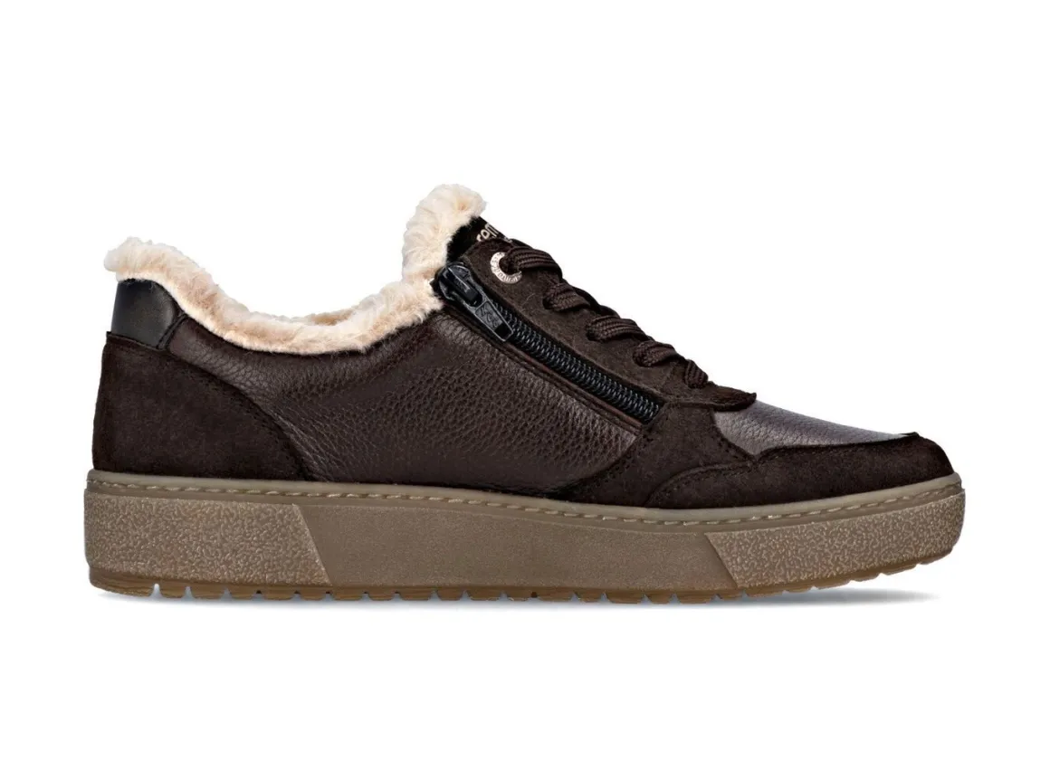 Remonte, bequeme Damen-Sneaker, Winterschuhe, Weite G, mit herausnehmbarem Fußbett