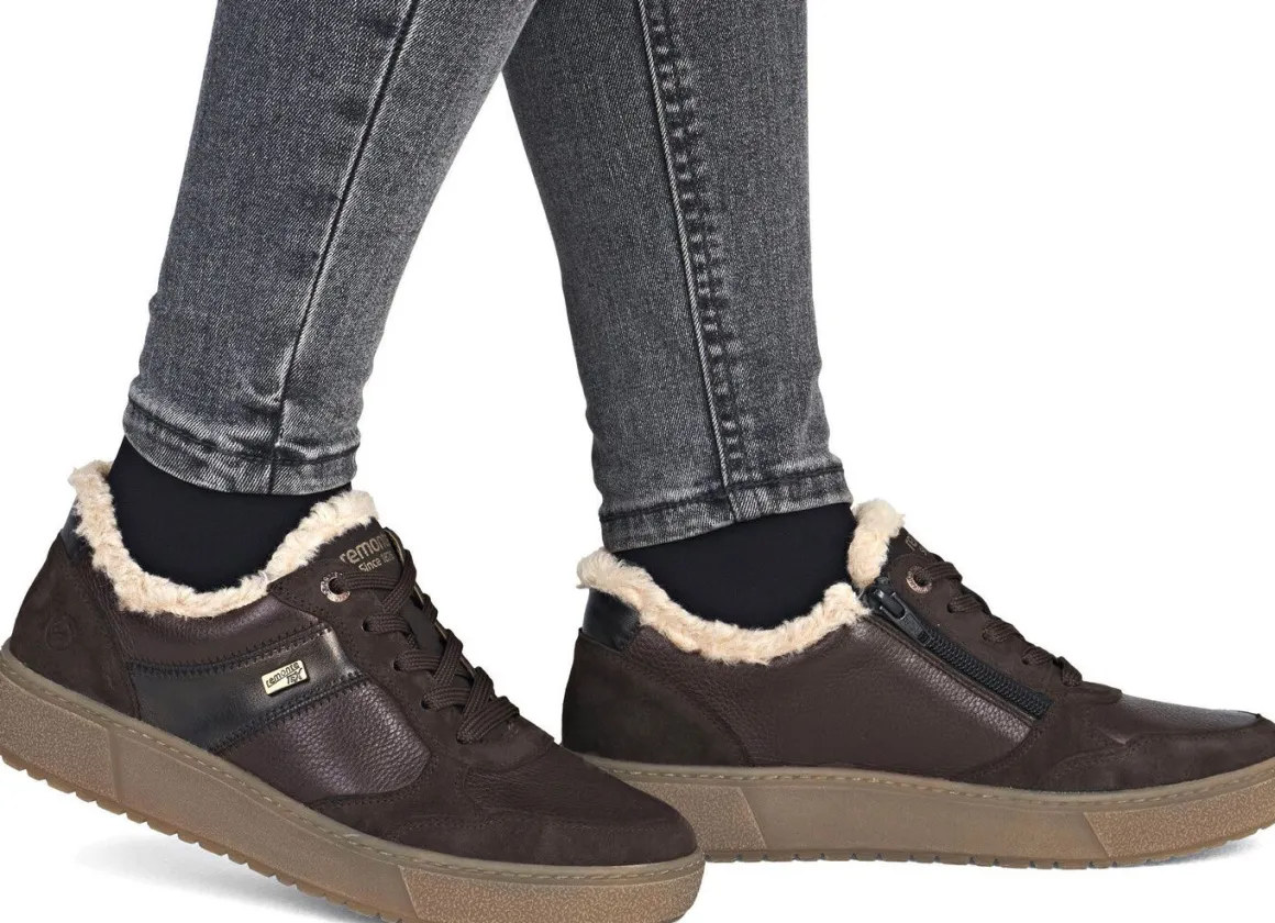 Remonte, bequeme Damen-Sneaker, Winterschuhe, Weite G, mit herausnehmbarem Fußbett