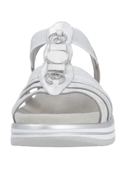 Remonte Riemchen-Sandale mit Metallschmuck