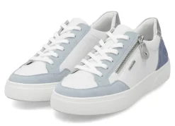 Remonte Sneaker aus Nappa- und Veloursleder mit Metallic-Besatz
