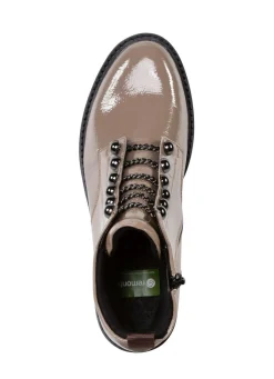 Remonte Stiefelette mit trendigen Zierketten in Schnür-Optik