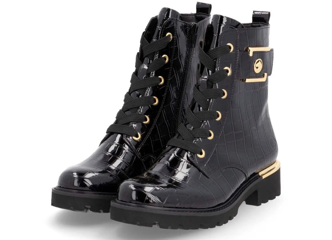 Remonte, stylische Damen-Stiefeletten, Winterschuhe, Weite G, mit herausnehmbarem Fußbett