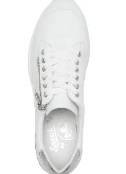 Rieker, bequeme Damen-Sneaker, Weite G, mit Reißverschluss