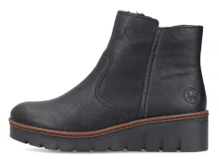 Rieker, gefütterte Damen-Stiefeletten, Winterschuhe, mit Reißverschluss