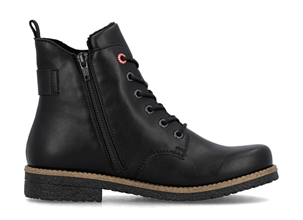 Rieker, klassische Damen-Stiefeletten, mit Reißverschluss