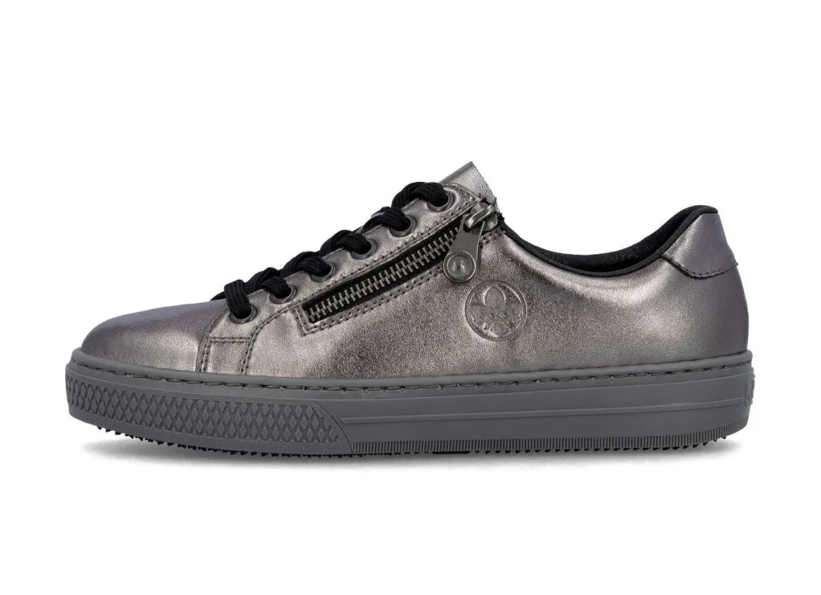 Rieker, modische Damen-Sneaker, mit Reißverschluss