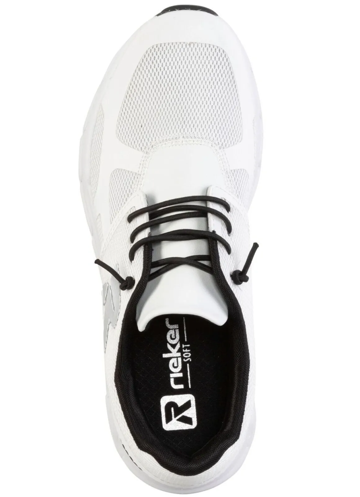 Rieker Sneaker aus teilweise beschichtetem Meshmaterial