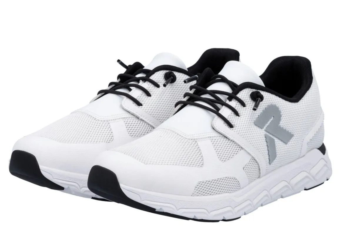 Rieker Sneaker aus teilweise beschichtetem Meshmaterial