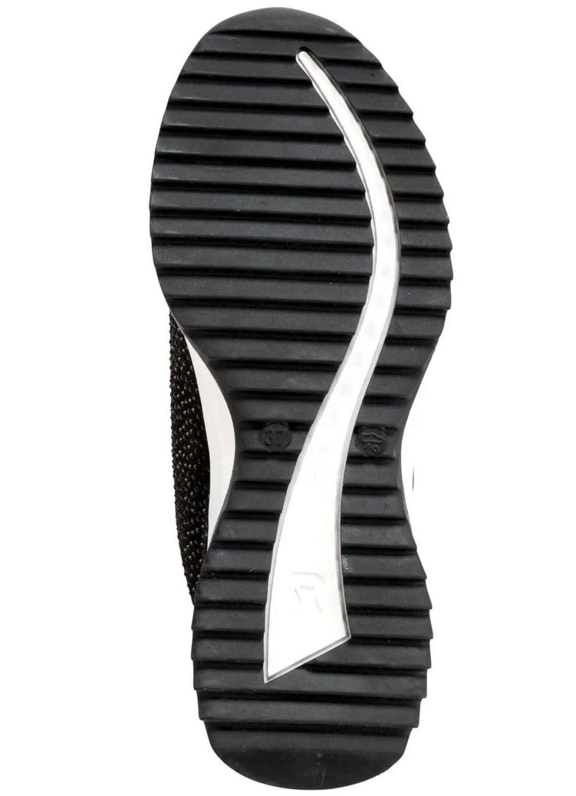 Rieker Sneaker mit Glitzersteinchen