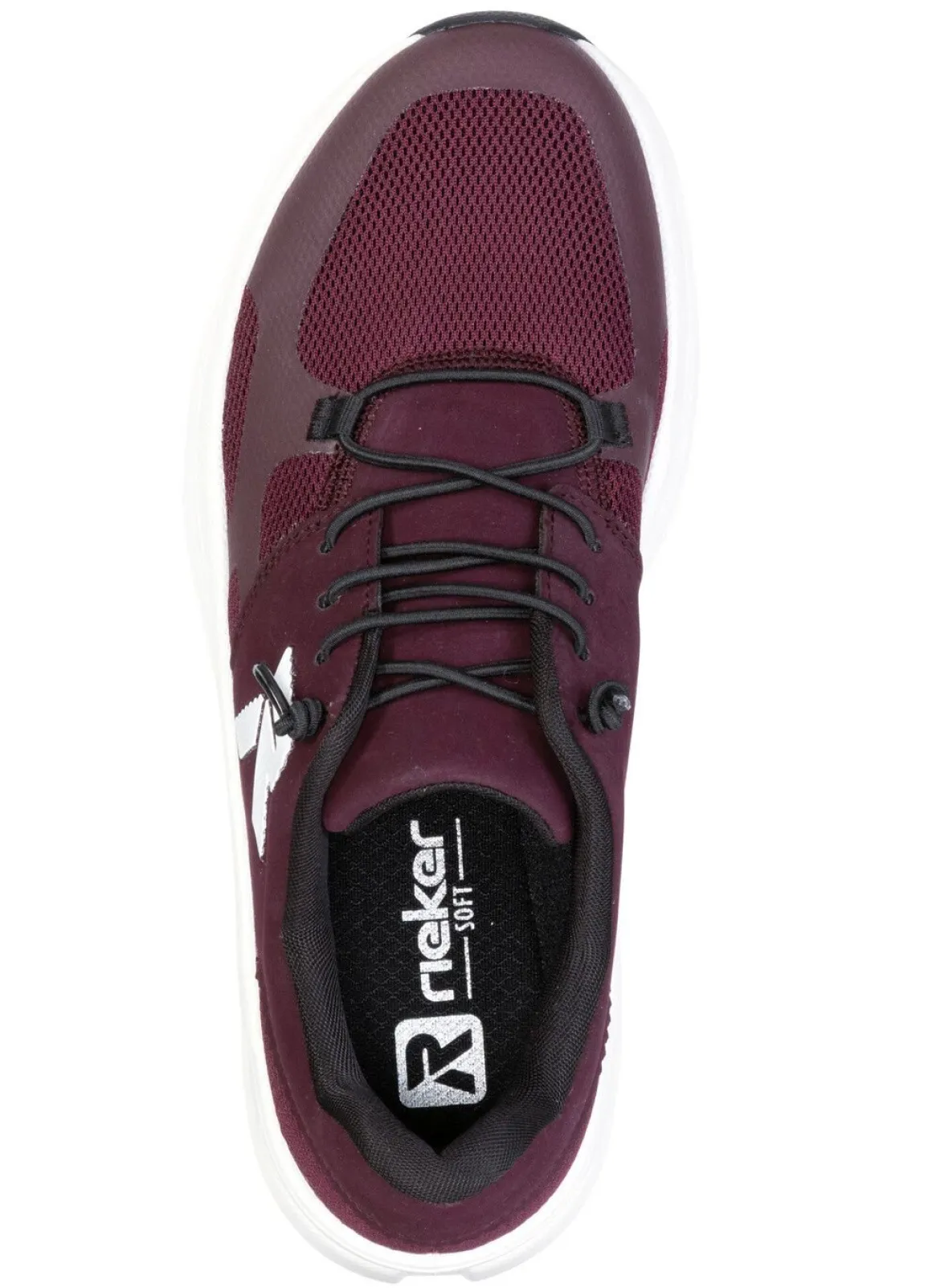 Rieker, sportive Damen-Sneaker, Weite G, mit herausnehmbarem Fußbett