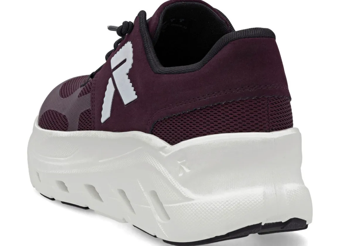Rieker, sportive Damen-Sneaker, Weite G, mit herausnehmbarem Fußbett
