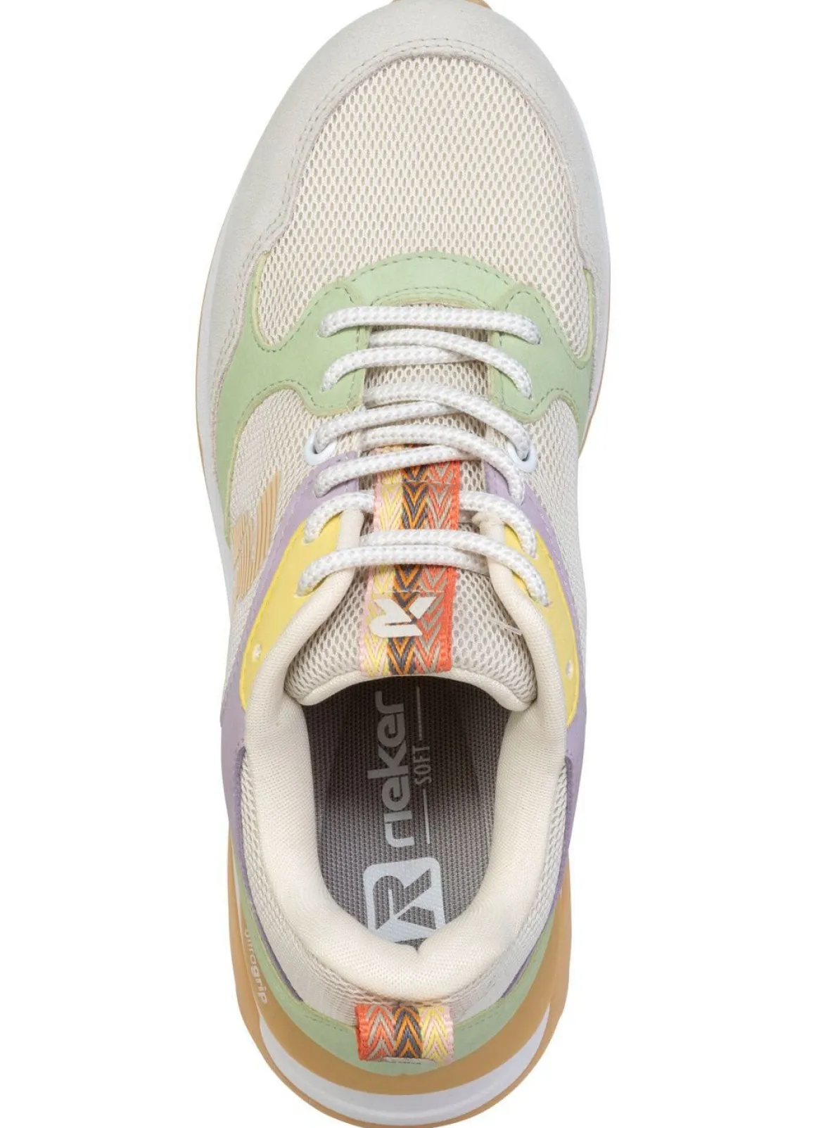 Rieker, sportliche Damen-Sneaker, mit herausnehmbarem Fußbett