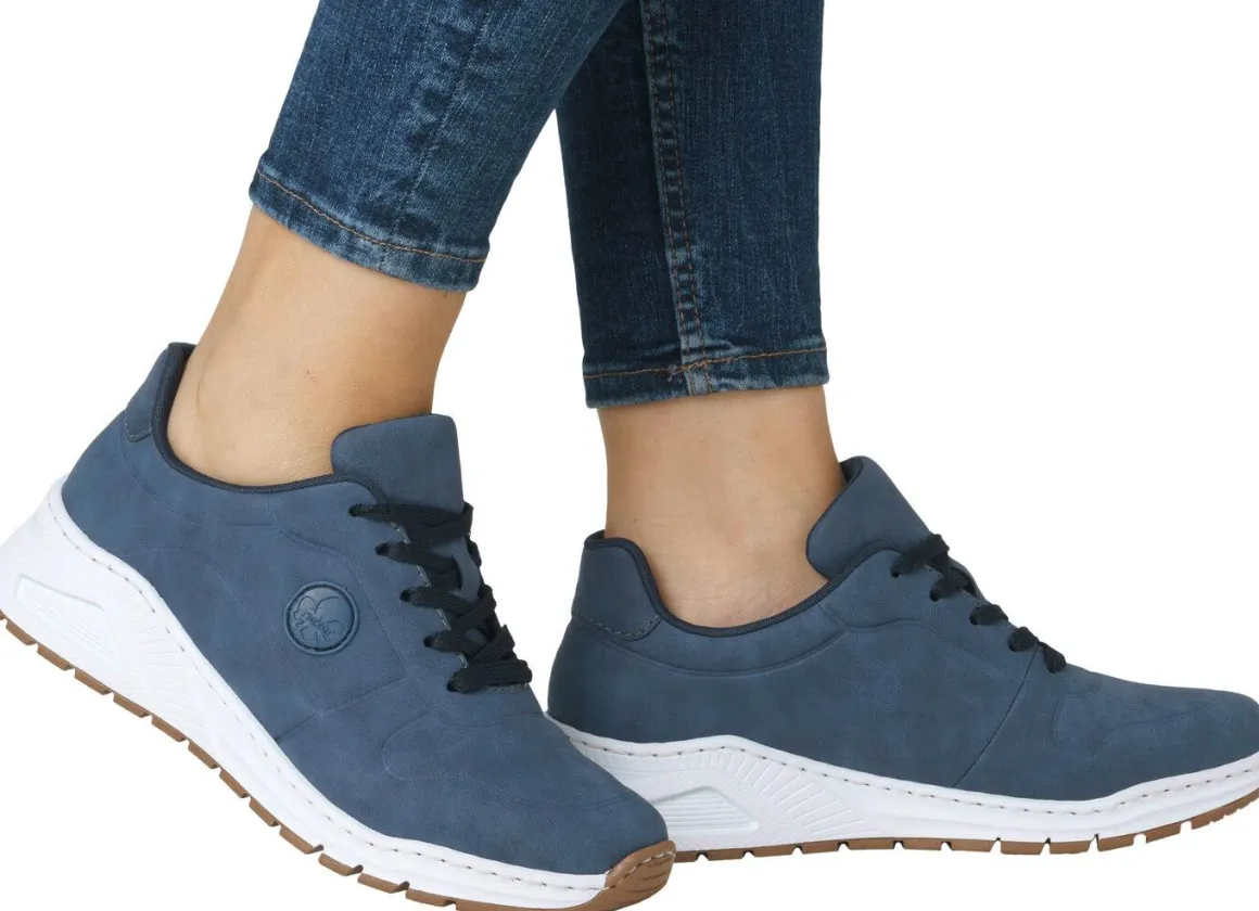 Rieker, stylische Damen-Sneaker, Weite H, mit herausnehmbarem Fußbett