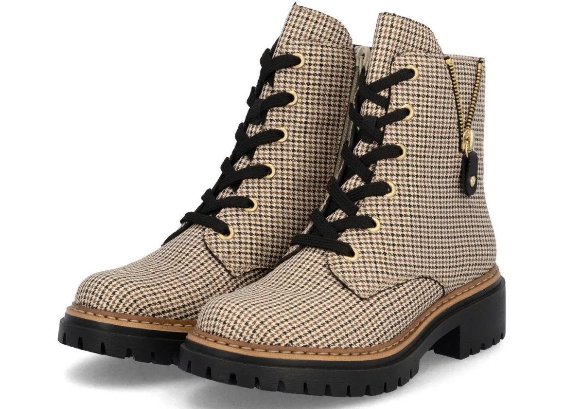 Rieker, trendige Damen-Stiefeletten, Winterschuhe, mit Reißverschluss