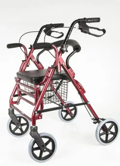 Rollator inkl. Fußstützen