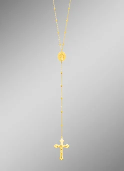 Rosenkranz-Ankerkette aus Gold