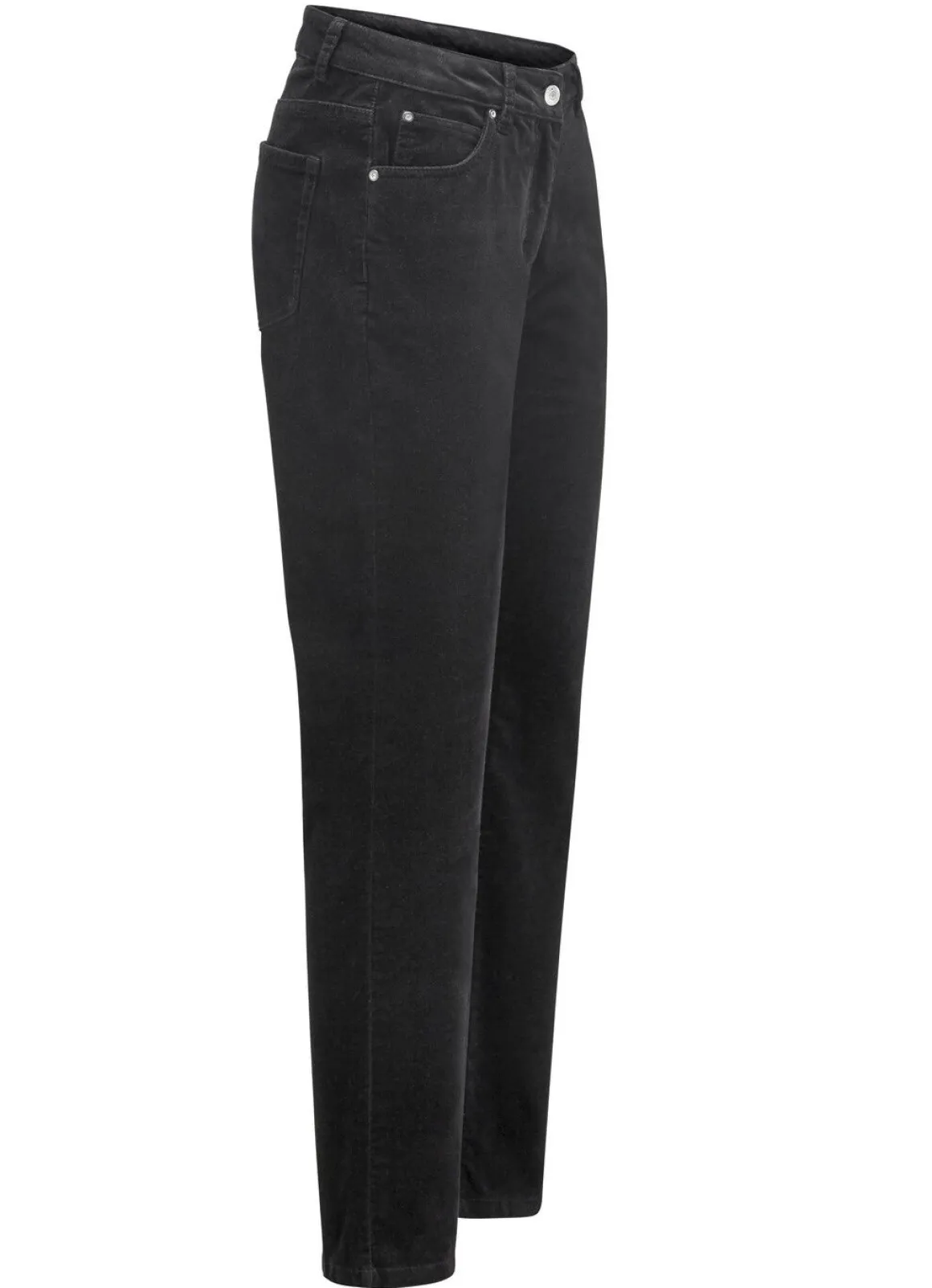 Samtweiche Hose in 5-Pocket-Form