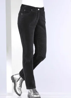 Samtweiche Hose in 5-Pocket-Form