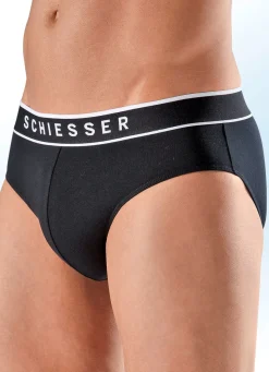 Schiesser Dreierpack Slips mit Elastikbund
