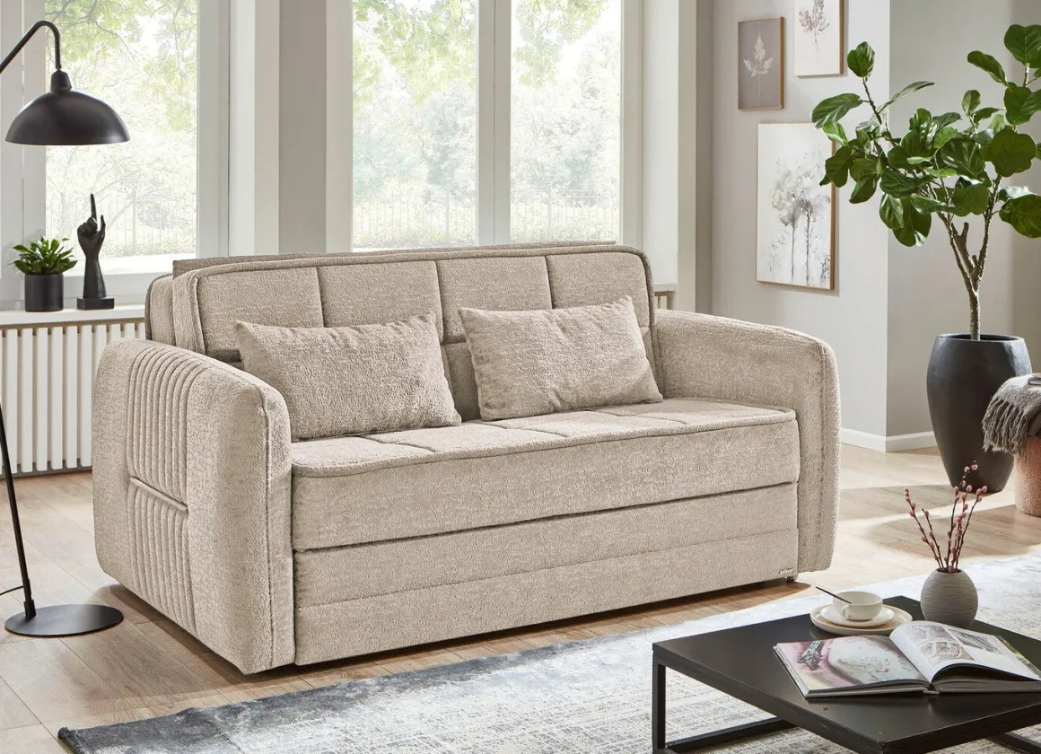 Schlafsofa mit Bettkasten