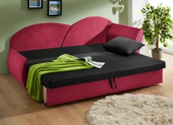 Schlafsofa mit Bettkasten und 1 Dekokissen