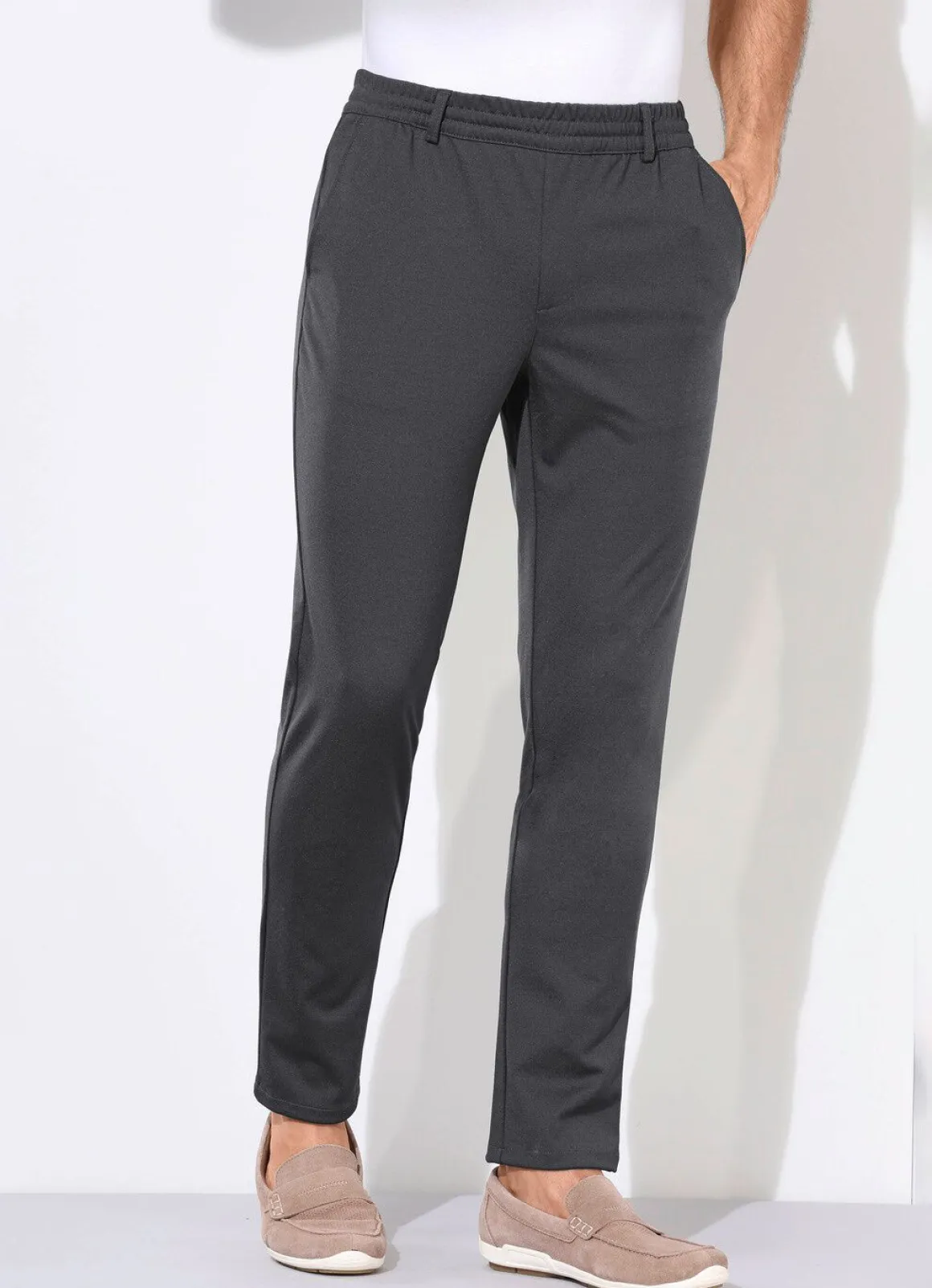 Schlupfhose mit Gummibund in 3 Farben