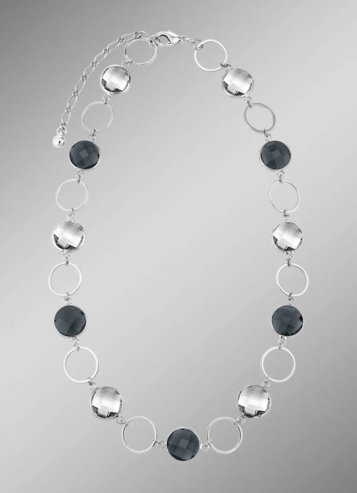 Schmuckset, 3-teilig, mit Kristallsteinen