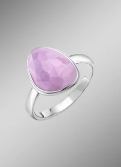 Schöner Damenring mit echt facettiertem Amethyst
