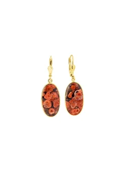 Schöne Unikate: Ohrringe mit Flower Opal