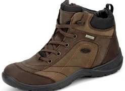 Schnür-Stiefelette in interessanter Farbkombination