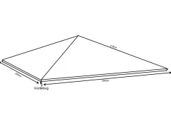 Schutzhaube als Winterabdeckung für Hardtop-Pavillon