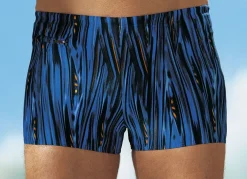 Schwab Badehose in höherer Kastenform mit Reißverschlusstasche