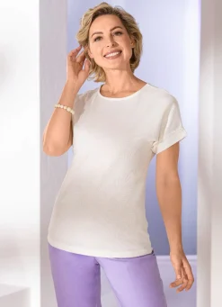 Shirt mit angesetzem Abschluss