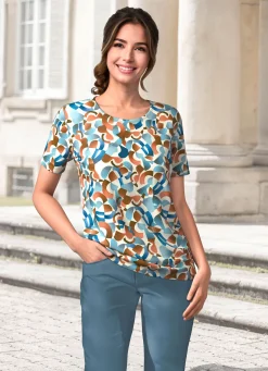 Shirt mit farbbrillantem Druck