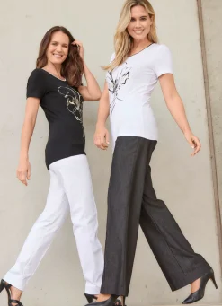 Shirt mit Plättchenzier