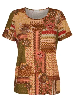Shirt in gepatchter Optik